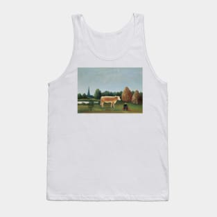Scene in Bagneux on the Outskirts of Paris by Henri Rousseau Tank Top